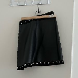 Sandro Leather Skirt - Size 34